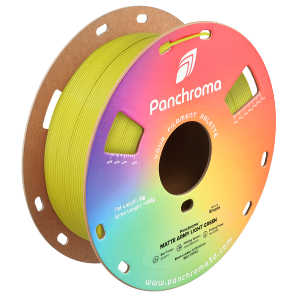 Filamento Panchroma PLA Matte – Verde Militar Claro (Army Light Green) - Polymaker